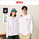 SPAOSP簡約長袖t恤男女2025秋季韓式潮流小熊印花上衣SPCX25ST01XY