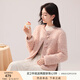 香影【咩咩絨】牛角扣羊羔毛風(fēng)短外套女2024秋冬新款毛絨仿生皮草 粉紅 L