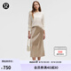 lululemon丨Satin 女士緞面中長(zhǎng)半身裙 LW8AO9S 橡木棕 S