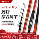 北溟魚火舞s滑漂竿大導(dǎo)環(huán)路滑磯滑磯竿超輕魚竿滑漂遠(yuǎn)投磯竿磯釣竿 3.9m 火舞S