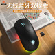 前行者（EWEADN）G301無(wú)線鼠標(biāo)藍(lán)牙雙模電競(jìng)游戲?qū)Ｓ胻ype-c接口充電款打字超靜音鼠標(biāo)機(jī)械支持iPad手機(jī)電腦辦公外設(shè) 黑色【藍(lán)牙雙模靜音版】Type-C充電+贈(zèng)小桌墊
