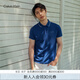 Calvin KleinJeans夏季男士商務休閑ck鑲邊翻領年輕多色短袖T恤POLO衫J319183 C5G-海軍藍 XL （建議170-190斤）