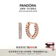 潘多拉（PANDORA）密鑲心形耳環(huán)玫瑰金色高級(jí)時(shí)尚百搭七夕情人節(jié)禮物送女友 密鑲心形耳環(huán) 均碼