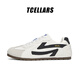 Tcellars德訓(xùn)鞋子男新款夏季復(fù)古百搭板鞋男鞋低幫平底透氣舒適運動休閑鞋 暗夜黑 41