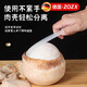ZOZX德國椰子蛋軟刀開椰子神器專業(yè)工具取挖椰肉剝椰蛋椰青刮肉脫殼 厚款開椰子蛋軟刀（獨立包裝）*2 （獨立包裝）