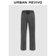 UR2025夏季新款男時(shí)尚復古休閑松緊腰抽繩牛仔長(cháng)褲UMM850057