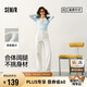森馬（Semir）森柔牛仔|牛仔褲女時尚拖地褲顯腿長2025春季闊腿褲109925124001