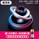 新款車載星際香薰太陽能香水旋轉(zhuǎn)懸浮中控臺網(wǎng)紅款高端飾品擺件 合金款【銀河系】送補充液+12片