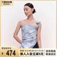 萬(wàn)事利萬(wàn)事利2025新款100%桑蠶絲真絲絲巾送禮大方巾-夢(mèng)流螢 藍(lán)色