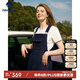 Navigare意大利小帆船女士休閑時尚牛仔背帶裙連衣裙2312874501 藍(lán) XXL