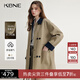 KBNE巴恩風(fēng)卡其色風(fēng)衣外套女中長(zhǎng)款小個(gè)子大衣春秋新款氣質(zhì)外衣 卡其色 M