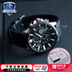 卡西歐（CASIO） 手表男edifice世界時(shí)間時(shí)尚商務(wù)休閑鋼帶送男友石英表防水男表 EFR-303L-1AVUPR世界時(shí)間