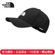 The North Face 北面運動帽男女新款戶外棒球帽遮陽透氣休閑帽子硬頂鴨舌帽4VSV KY4/黑色 OS/均碼/57.8cm