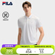 FILA 斐樂官方領(lǐng)航POLO短袖t恤2025年夏季時(shí)尚休閑涼感上衣男子針織衫