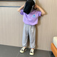Radinka2025夏季上新男童防蚊褲輕薄冰絲棉童褲ins字母中小童褲子BBW ins字母款灰色 100 cm