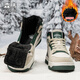 森馬男鞋2025秋季新款高幫板鞋男士時(shí)尚百搭休閑運動(dòng)冬季加絨保暖棉鞋 灰綠加絨 43
