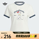 阿迪達斯 （adidas）Originals三葉草2025年女子W RINGER TEE迪士尼聯(lián)名款運動短袖T恤 KG6696 M
