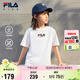 FILA KIDSx原田治聯(lián)名系列兒童短袖T恤2025夏季大童涼感上衣
