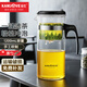 金灶（KAMJOVE） 飄逸杯茶道杯耐熱玻璃茶壺套裝泡茶壺茶具玲瓏杯花茶壺泡茶器 TP-300（1200ml）