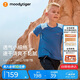 moodytiger男童短袖T恤速干夏季小細(xì)格兒童上衣童裝輕薄透氣拼接排汗運(yùn)動(dòng)衣