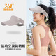 361°帽子男女夏季防曬遮陽(yáng)透氣跑步大頭圍可折疊空頂帽登山戶(hù)外運動(dòng)帽 白桃粉【運動(dòng)速干】 均碼