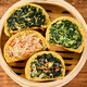 頌尚福鮮菜菜團(tuán)子 黃金團(tuán)子粗糧膳食雜糧包子窩頭早餐早點(diǎn)速食加熱即食 8個(gè)裝-混合裝（各2個(gè)）