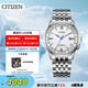 西鐵城（CITIZEN）手表男日韓表光動能電波白盤日顯鋼帶時尚送禮物男友CB0150-89A