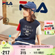 FILA KIDSx原田治聯(lián)名系列斐樂兒童短袖T恤2025夏季大童上衣
