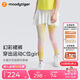 moodytiger【仙女家族】女童假兩件裙褲涼感防曬25年夏新品透氣兒童幻彩裙褲