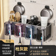 藍藤 吸盤(pán)牙刷置物架免打孔刷牙杯漱口杯衛生間壁掛式電動(dòng)吹風(fēng)機架子 四人牙刷架