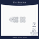 DE BEERS 戴比爾斯 Enchanted Lotus 蓮花18K白金鉆石耳釘（迷你款） 18K白金鉆石耳釘 04