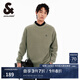 杰克·瓊斯（JACK&JONES）男裝春秋時(shí)尚潮百搭簡(jiǎn)約寬松毛衣logo刺繡純色針織衫男224313002 E06 淺橄欖綠 L 180