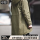 馬登工裝 美式復古M51魚尾風衣軍大衣派克服棉服中長款外套連帽男 軍綠色（版型較為寬松） 2XL