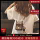 CALWAN KEODH官網(wǎng)包包女包迷你手機(jī)包新款小包斜挎ck風(fēng)生日禮物送女友老婆 【烏木色】輕奢百搭時髦小挎包實用走心女生閨蜜