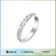 周大生碎碎冰戒指開口銀指環(huán)輕奢小眾設(shè)計(jì)送女友禮物