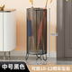 霓峰傘架置物架家用門(mén)口放傘筒商用進(jìn)門(mén)瀝水傘桶雨傘架入戶(hù)收納架鐵藝 雨傘桶-中號黑色【帶接水盤(pán)】