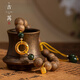 古苒【祥龍納福】文萊原創(chuàng)設計沉香手串8mm天然軟絲蛇皮紋老料手鏈