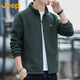 吉普（JEEP）美國(guó)正品搖粒絨外套夾克秋冬加絨戶外運(yùn)動(dòng)潮牌帥氣開(kāi)衫衛(wèi)衣春秋季 軍綠色 【官方正品 XL 【適合145斤左右】