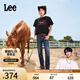 Lee【張凌赫代言】涼涼褲春夏723修身中腰直腳中深藍(lán)輕薄男牛仔褲 中深藍(lán) 32