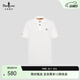 比音勒芬（Biemlfdlkk）【升級(jí)透氣棉】夏季男士上衣職場(chǎng)商務(wù)休閑多色翻領(lǐng)短袖polo衫簡(jiǎn)約 08白色 XL （110）