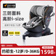 貝貝卡西耀影兒童安全座椅0-4-12歲寶寶座椅嬰兒車(chē)載汽車(chē)用 推薦暗夜黑360°真旋轉+三防面料 I-Size認證，支撐腿真旋轉