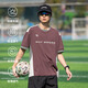 Foss Phil短袖男美式拼接撞色UPF50+防曬夏季百搭戶外騎行跑步速干t恤 IZ-90512勃艮第紅 L （建議130-150斤）