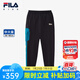FILA斐樂兒童童裝褲子2024春季新款中大童男童休閑運(yùn)動(dòng)針織長褲 傳奇藍(lán)-NV 170