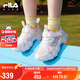 FILA斐樂貓爪鞋兒童復(fù)古跑步鞋2025年夏季男女小童透氣運動鞋