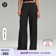 lululemon丨Swift Wide-Leg 女士中腰闊腿褲 LW5FFBS 黑色 線上專售 M /8
