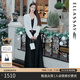 歌力思（ELLASSAY）【博主同款】25春夏新款醋纖簡約小黑裙吊帶連衣裙女EWB362Y04000 經(jīng)典黑 S