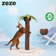 ZEZE椰樹立式劍麻貓抓柱不掉屑可愛貓玩具貓咪用品【甲醛0超標(biāo)】