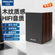 飛利浦（PHILIPS）電腦音響小音箱 藍(lán)牙音箱電腦音響桌面木質(zhì)臺(tái)式電腦音箱usb筆記本音響多媒體重低音家用游戲擴(kuò)音器 SPA20經(jīng)典版