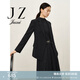 玖姿（JUZUI）商場同款職場通勤氣質(zhì)西服外套女秋款JWDQ40104 素黑 XL