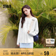 森馬（Semir）長(zhǎng)袖T恤女字母印花oversize個(gè)性2025夏季上衣鹽甜系109325101001